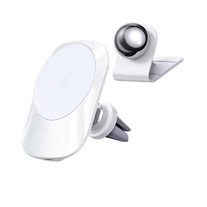هولدر و شارژر وایرلس مک دودو Mcdodo Magnetic Wireless Charger Car Mount CH-7070